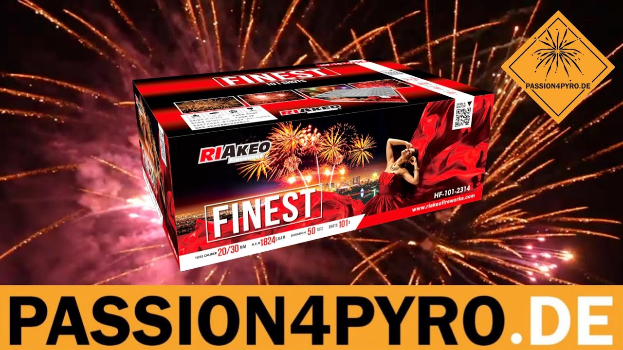 Riakeo Fireworks FINEST HF-101-2314 20/30mm PASSION4PYRO.DE