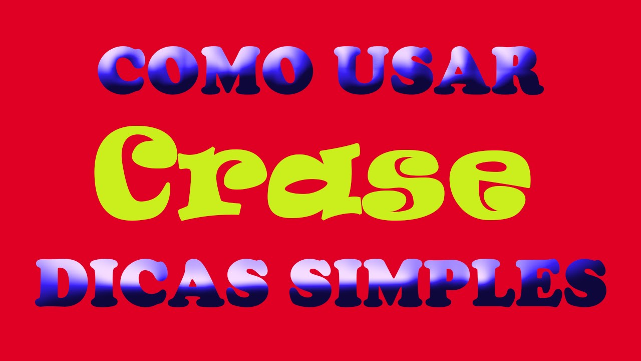 Casos da Crase