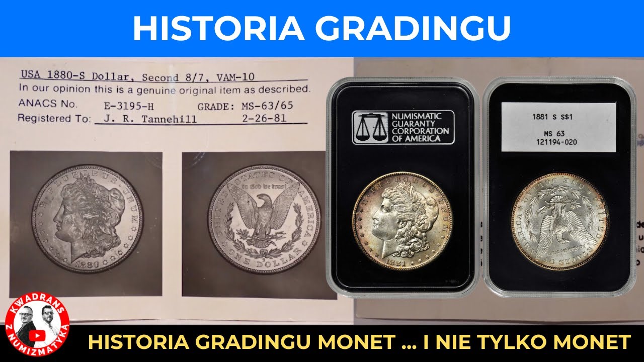 Jak grading monet zmienił się od 1972 roku? Historia gradingu.
