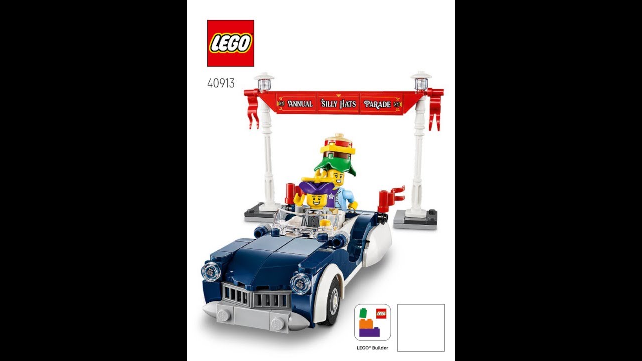 LEGO 40913 Instructions | Icons | Vintage Parade Car | Promotional