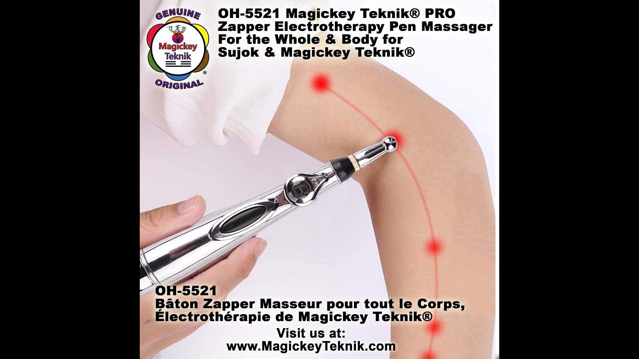 The Magickey Teknik &reg; ORIGINAL ZAPPER PEN,  treatment, sujok, acupressure, reflexology OH-5521