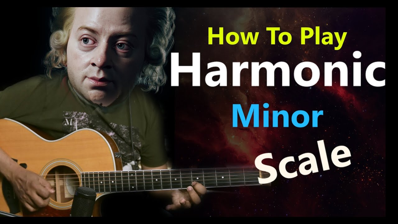 How To Play Harmonic Minor-Lead and Jamming With  Backing Track