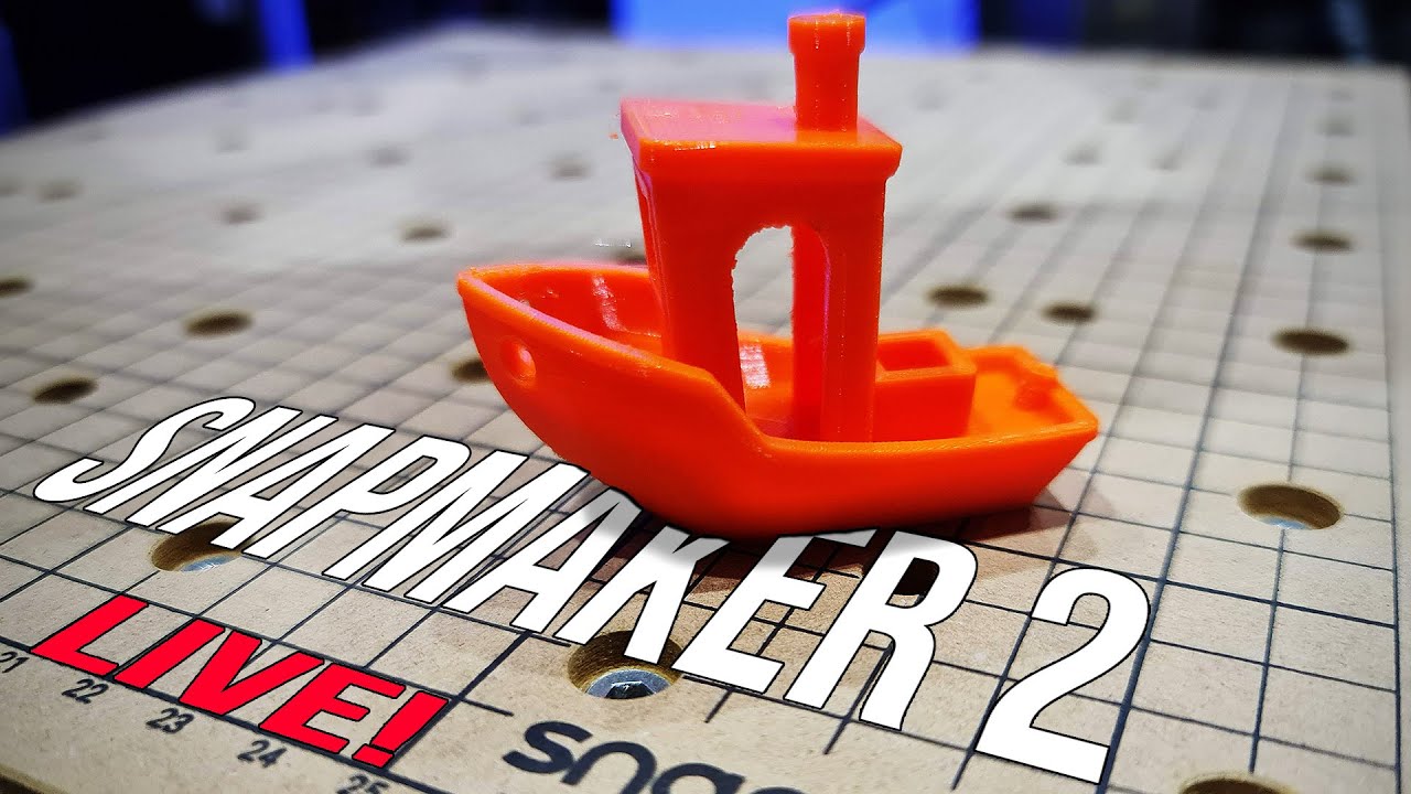 SnapMaker 2.0 - Assemblaggio e prima Stampa (LIVE Highlight)
