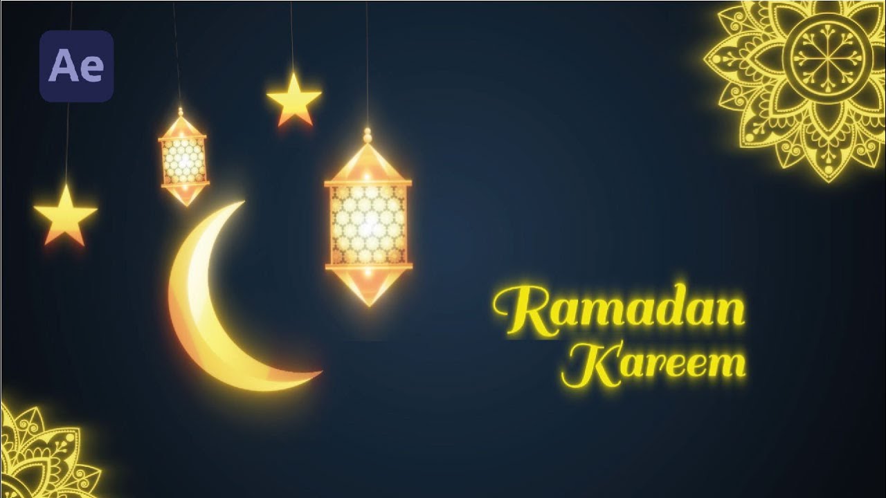 Ramadan Kareem Intro Animation In After Effects 2023