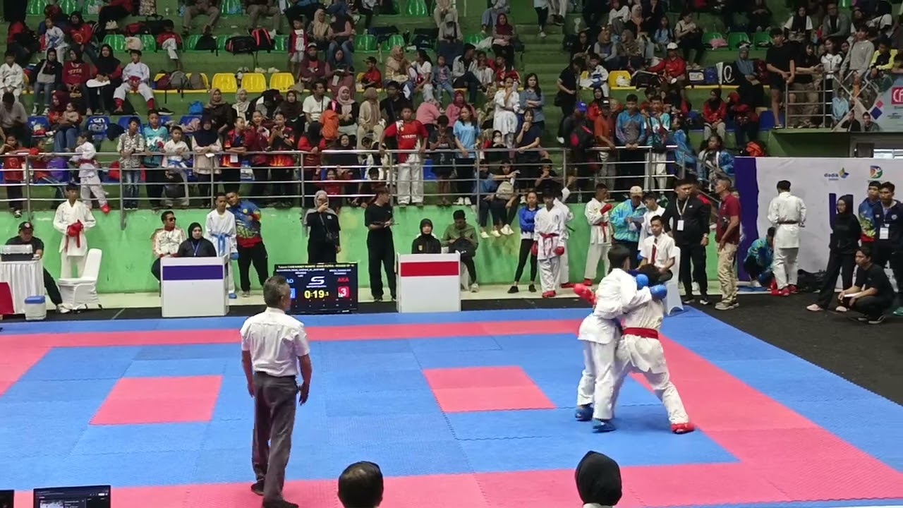 KEJUARAAN KARATE LIGA PELAJAR SERI 3 2025 KELAS CADET -52KG PUTRA SABUK MERAH (MIRZA SUKMA) 