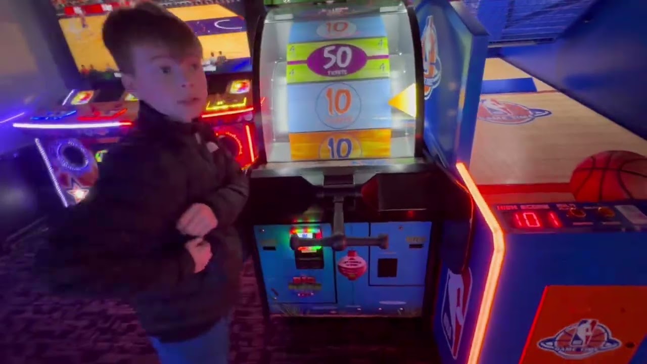 We played games at the Arcade