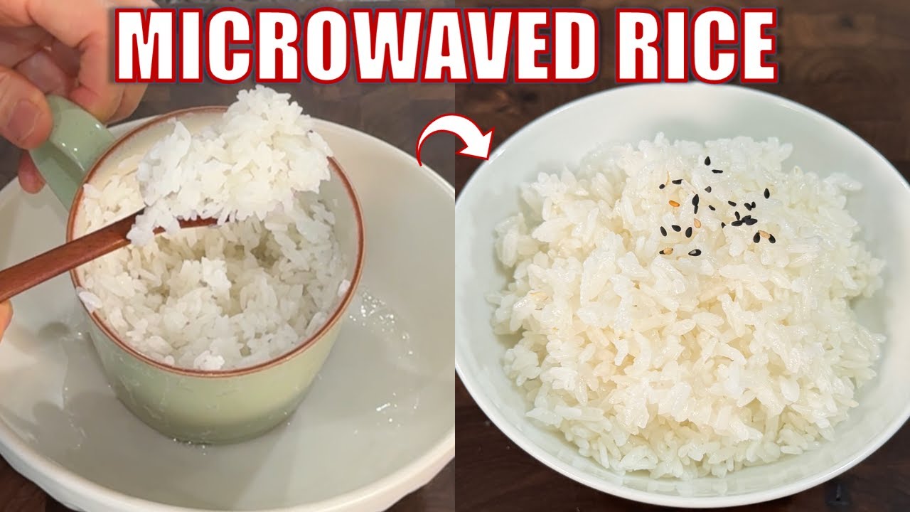 Perfect Rice in the Microwave?! Just 8 Minutes! 🍚✨