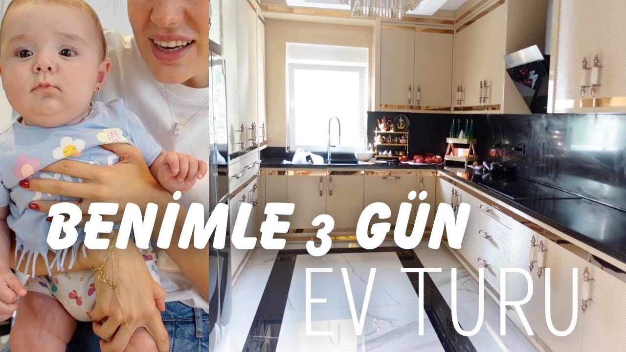 AİLEMLE 3 GÜN 😍 ⎜ANNEMİN SARAY GİBİ EV TURU 🏰  ⎜ ÇOCUKLU HAYATTA BİZ 👧🏼 VLOG #vlog