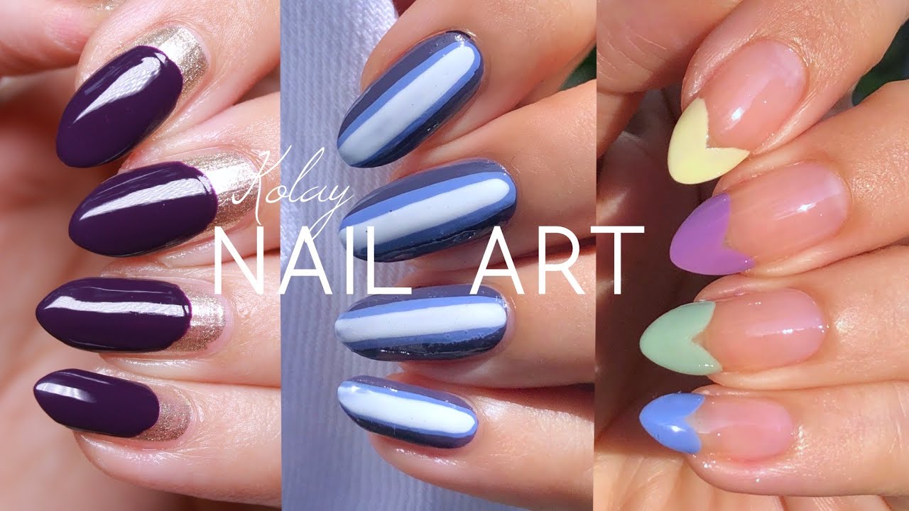Aletsiz Nail Art Fikirleri /Oje Fırçasıyla Yapabileceğiniz En Güzel 3 Model/ Benimelim/Tırnak Sanatı