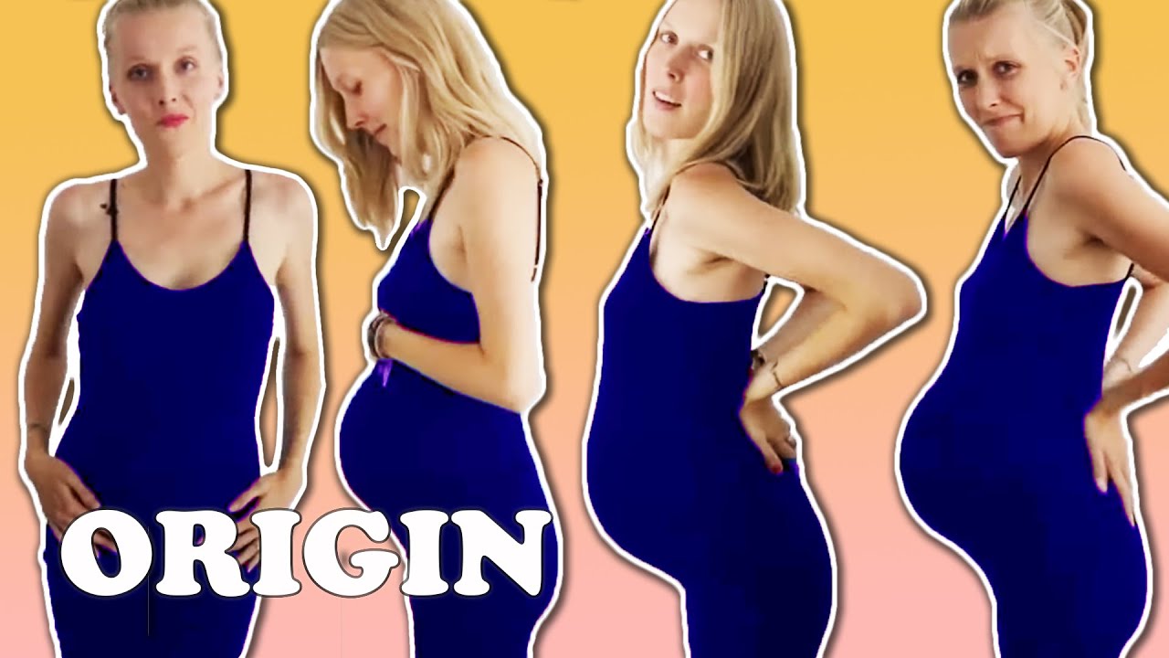 Aga Kirchner's Pregnancy Time Lapse - Week by Week Transformation | Origin