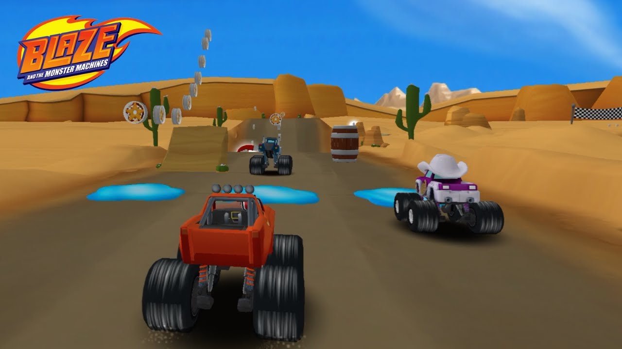 BLAZE & THE MONSTER MACHINES #297 🔥 ¡TIERRAS ROCOSAS Mapa, juego de carreras para niños!
