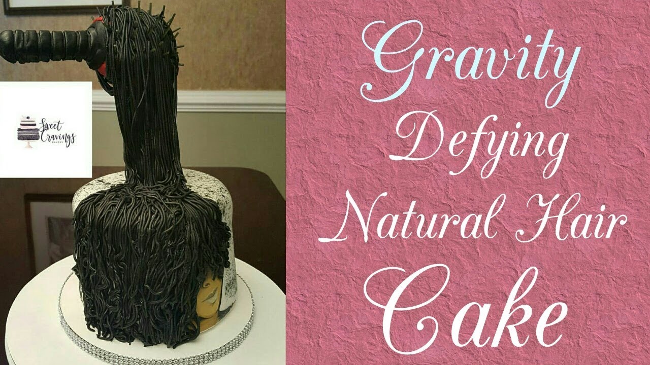Hair Care Natural Hair Cake Gravity Defying Cake -