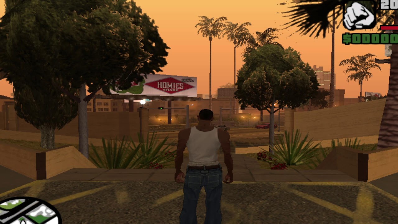 Playing GTA Vice City