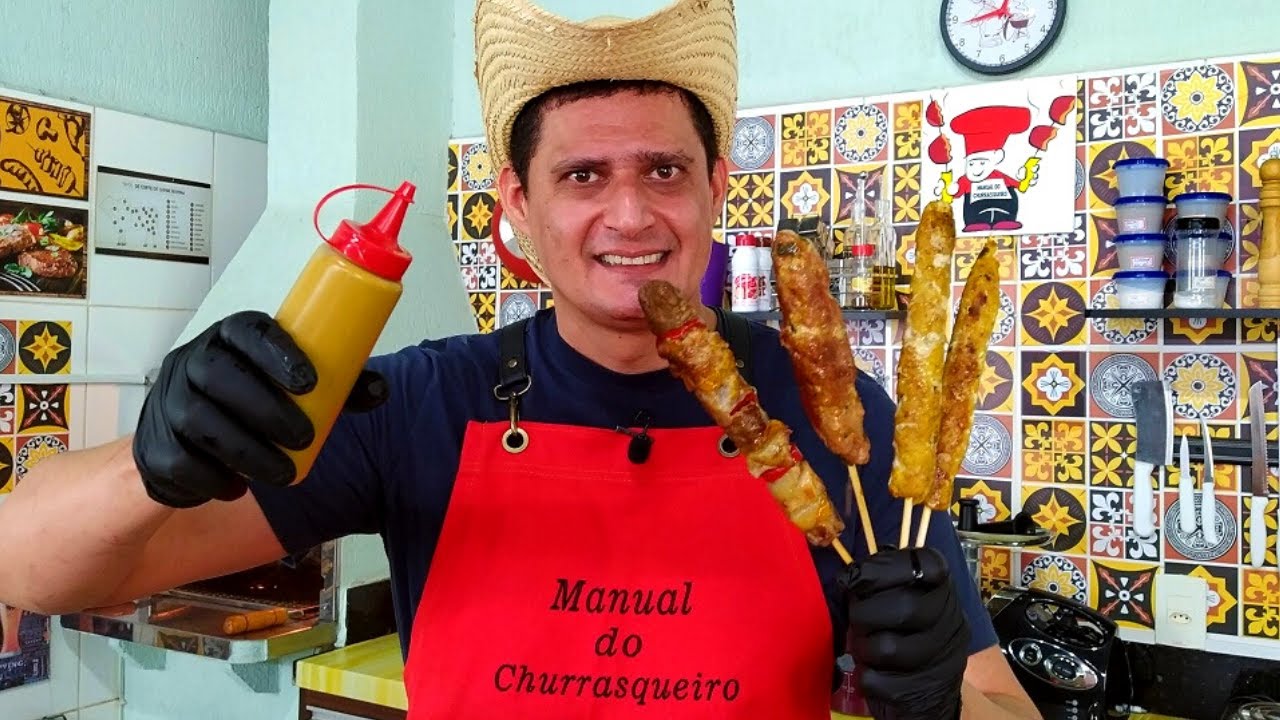 Como Fazer Molho para Pincelar Espetinho de Rua para Vender Churrasco