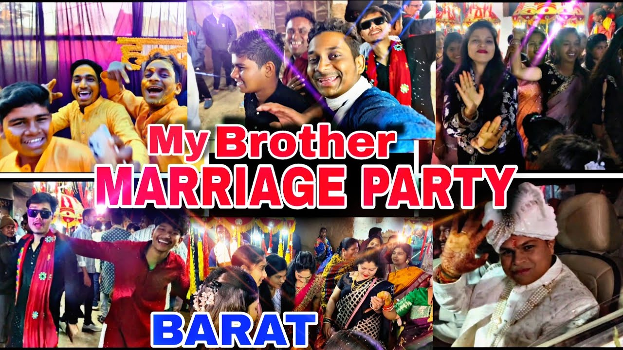My Bro Marriage Party 🎉 // Barat Party 🎉 🥳 