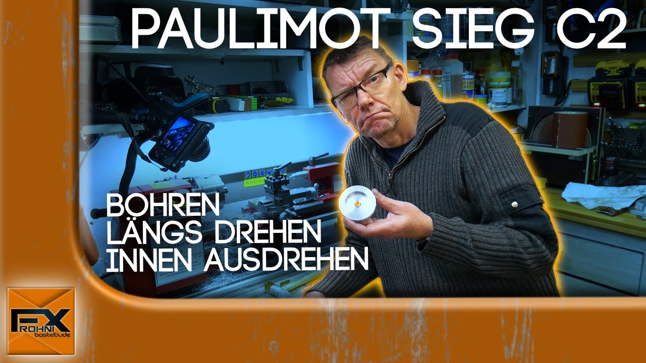 Paulimot SIEG C2 - L&auml;ngsdrehen, innen ausdrehen, bohren