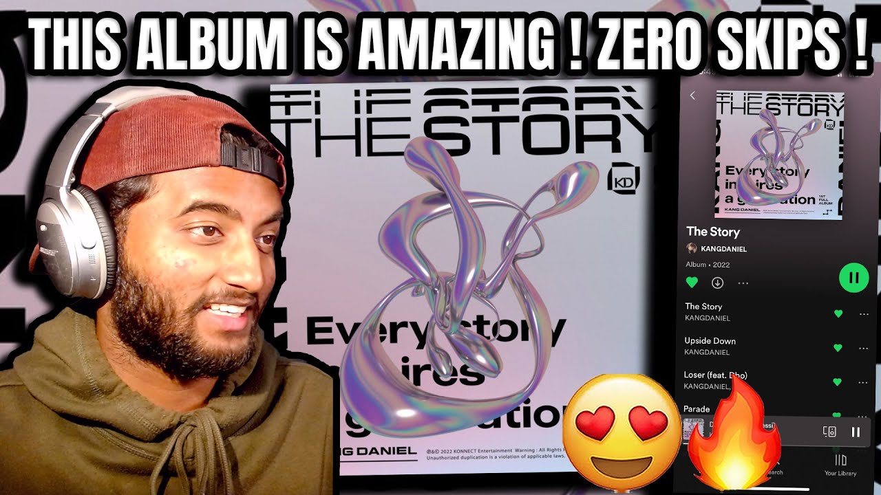KANGDANIEL - 'The Story' Full Album LISTENING PARTY/REACTION !! (1st Full Album)