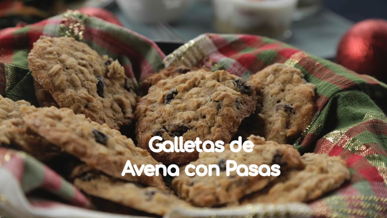 Galletas de avena con pasas