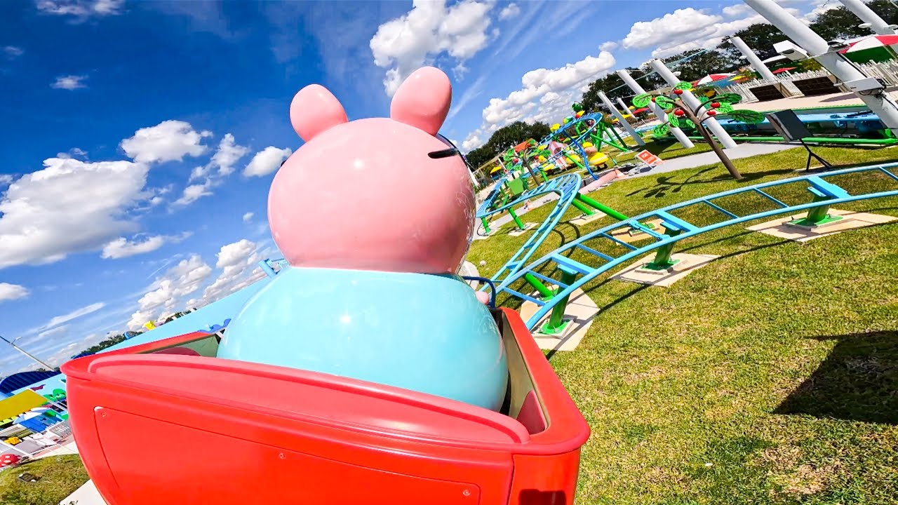 Daddy Pig's Roller Coaster - Peppa Pig Legoland Florida Theme Park