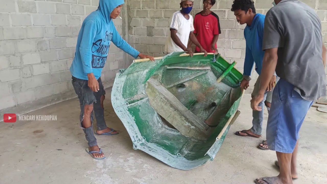 Part 2 Tutorial Menyambung Perahu Fiber Untuk Mancing
