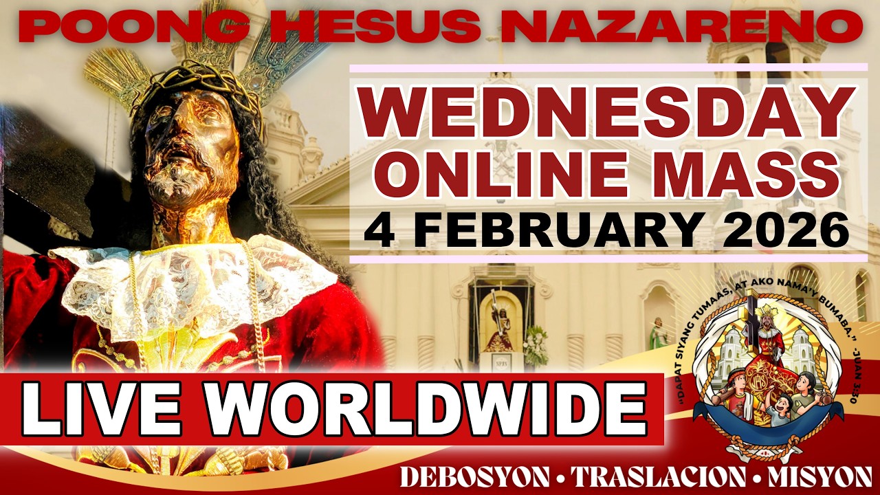 QUIAPO CHURCH LIVE MASS TODAY · 4 FEBRUARY 2026 · WEDNESDAY (HEALING MASS)