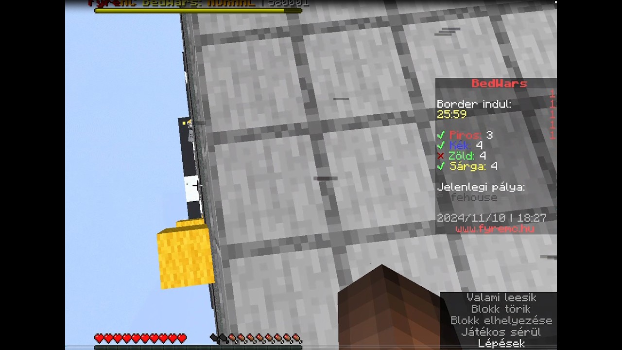 BedWars Piton2023-mal a Fyremc szerveren! Meg tudjuk nyerni? 👀