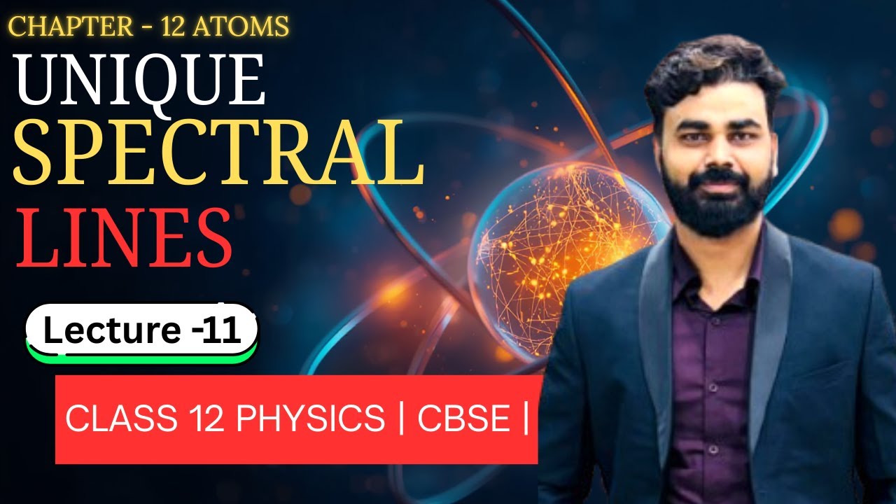 Number of Unique Spectral Lines | Atoms Class 12 Physics | Easy Formula Trick 🔥