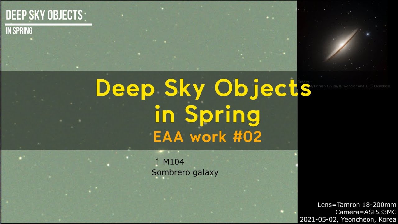 Deep Sky Objects in Spring (EAA#02)
