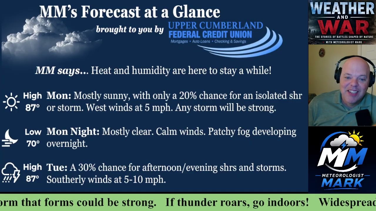 MM's Mon 5-Day: Watching for Midweek Storm Threats