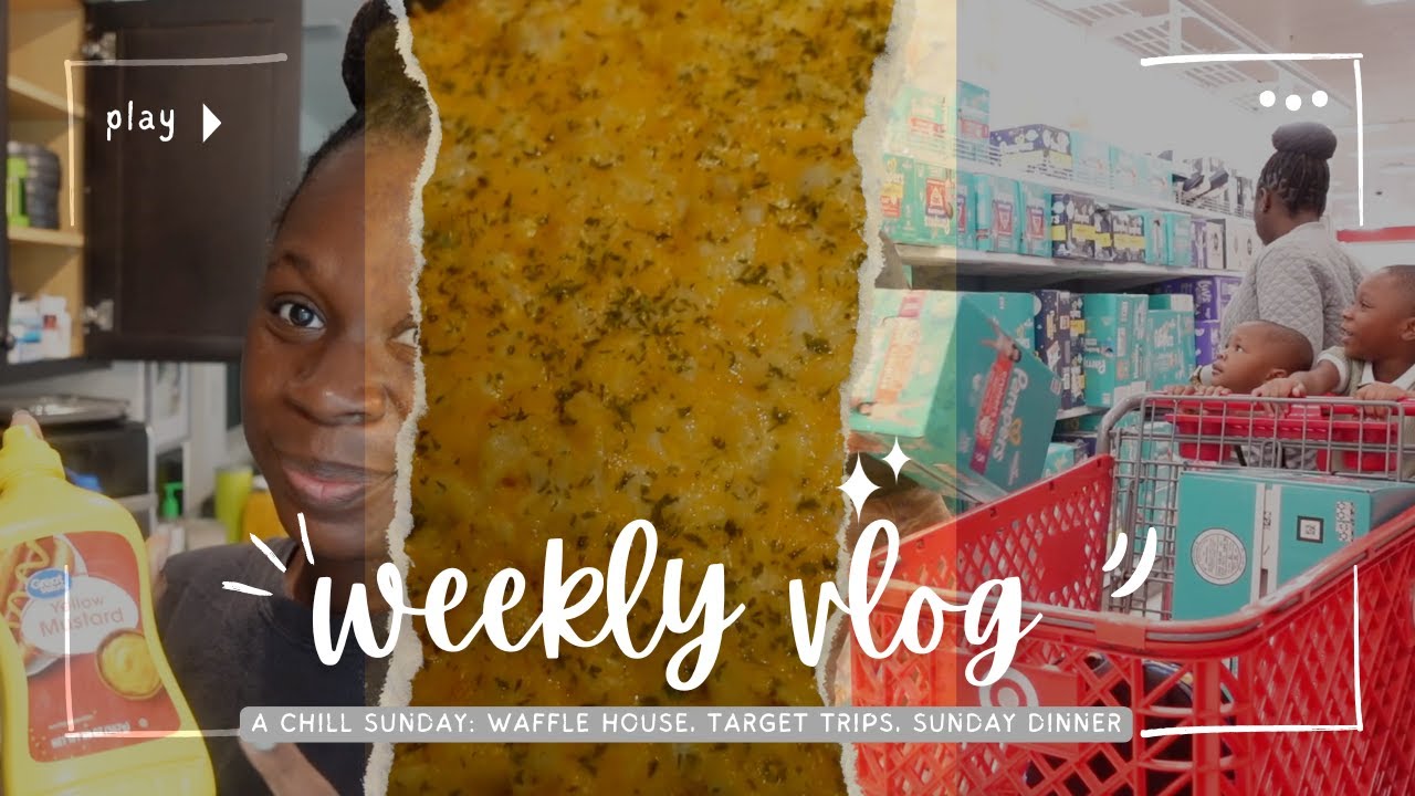 A CHILL SUNDAY: WAFFLE HOUSE, TARGET, SUNDAY DINNER| VLOG