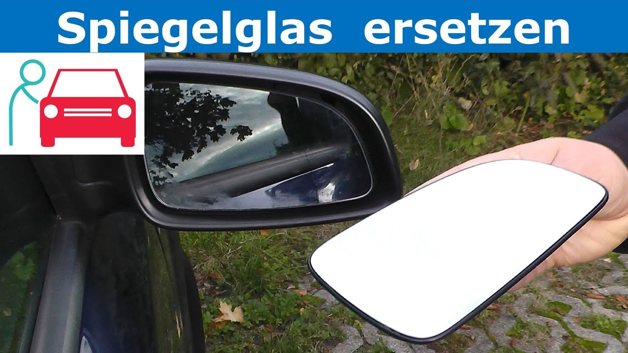 Spiegelglas im Außenspiegel wechseln beim Opel Astra H