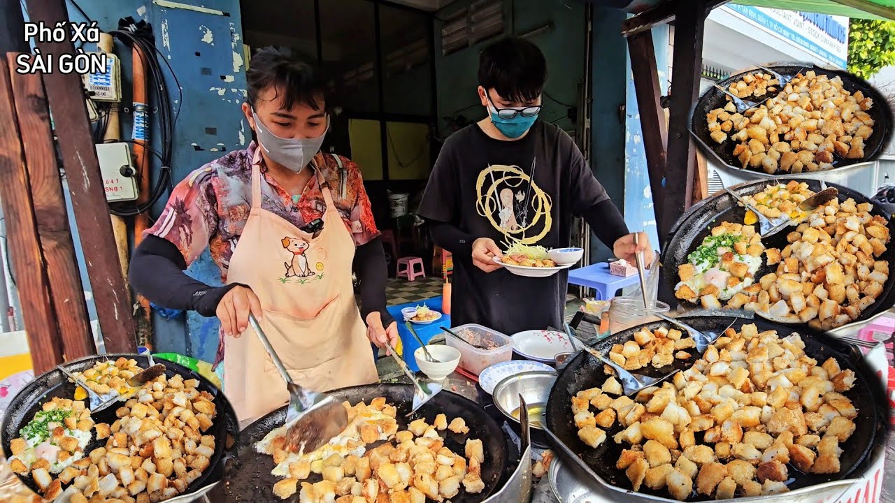 Độc đáo cách Chiên Bột SIÊU GIÒN RỤM như cơm cháy giúp 2 mẹ con hễ mở bán là Khách dày đặc đợi ăn