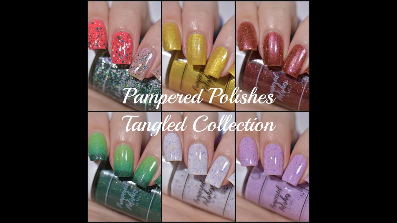 Swatch & Review | Pampered Polishes -Tangled Collection