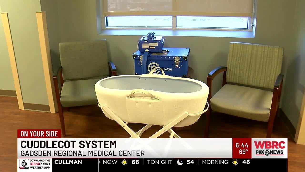 Cuddlecot System for stillborn babies at Gadsden Regional Medical Center