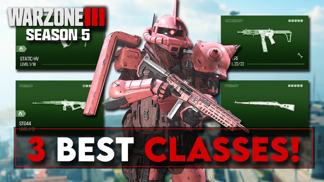 3 BEST LOADOUTS WARZONE 3 SEASON 5 (THE NEW META!)