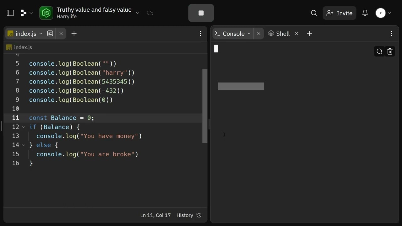 JavaScript Truthy vs Falsy Values - Understanding Boolean Evaluation in JavaScript