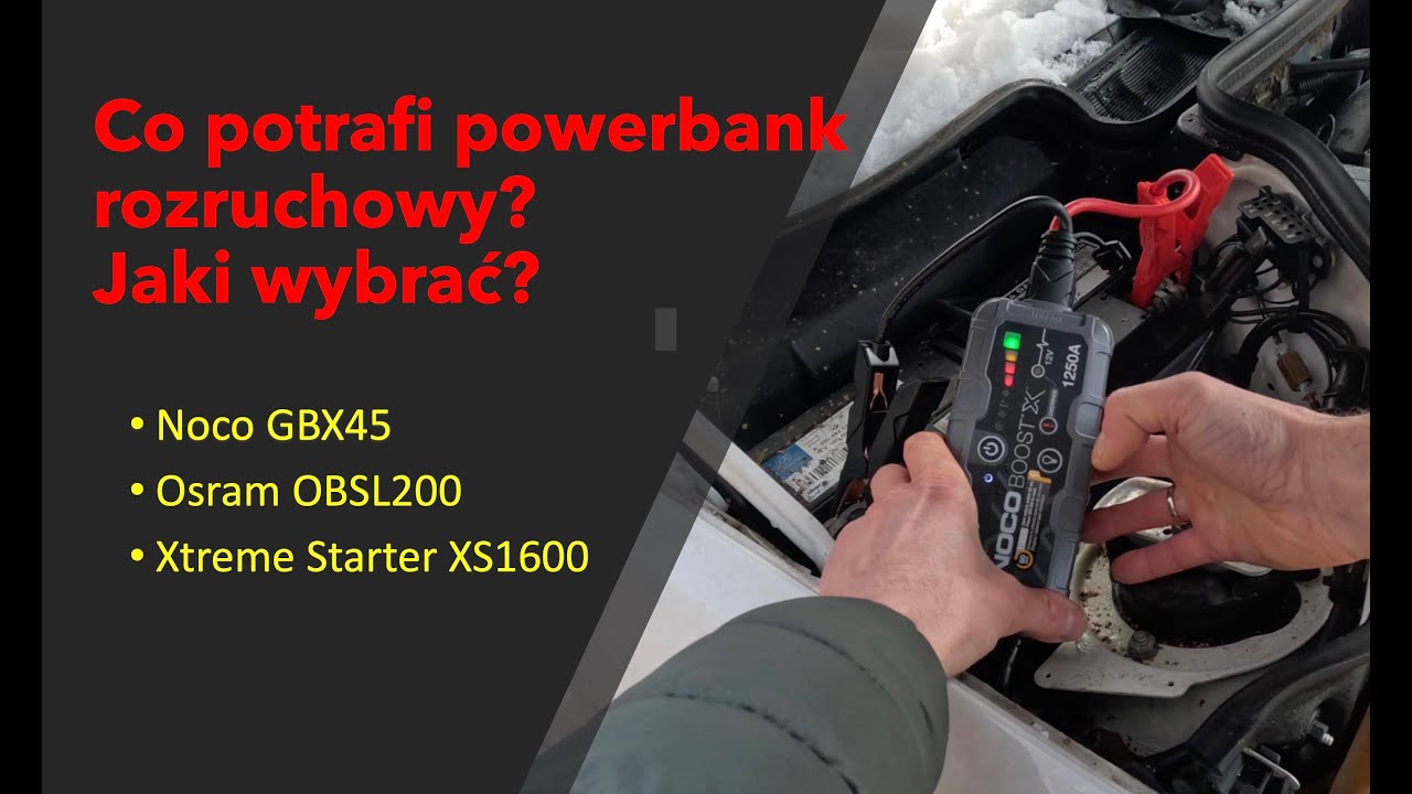 Powerbanki rozruchowe Noco GBX45, Osram OBSL200, XtremeStarter: warto kupić?