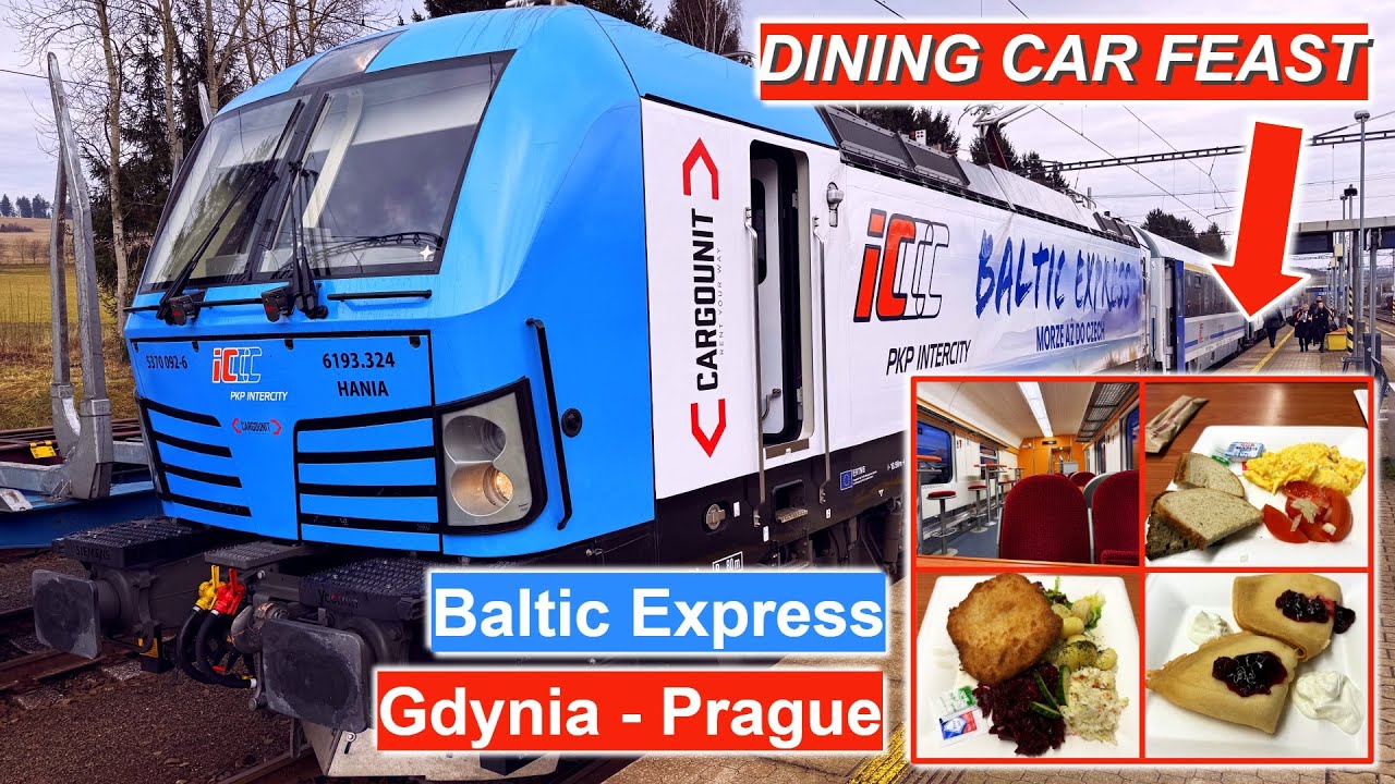 All-New Baltic Express Intercity Train Gdynia - Prague - part 1: Poznan - Wroclaw - Lichkov (Gr)