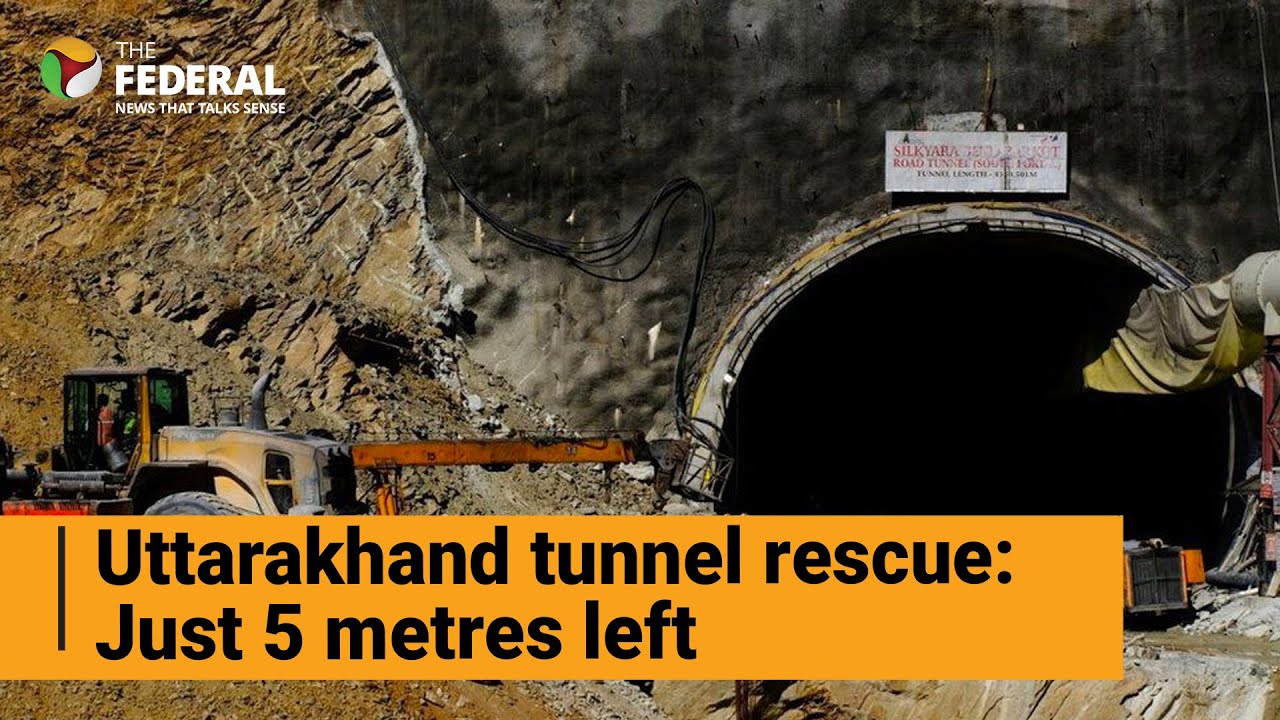 Uttarakhand tunnel collapse: Just 5 metres debris left to drill | Ground Report | The Federal