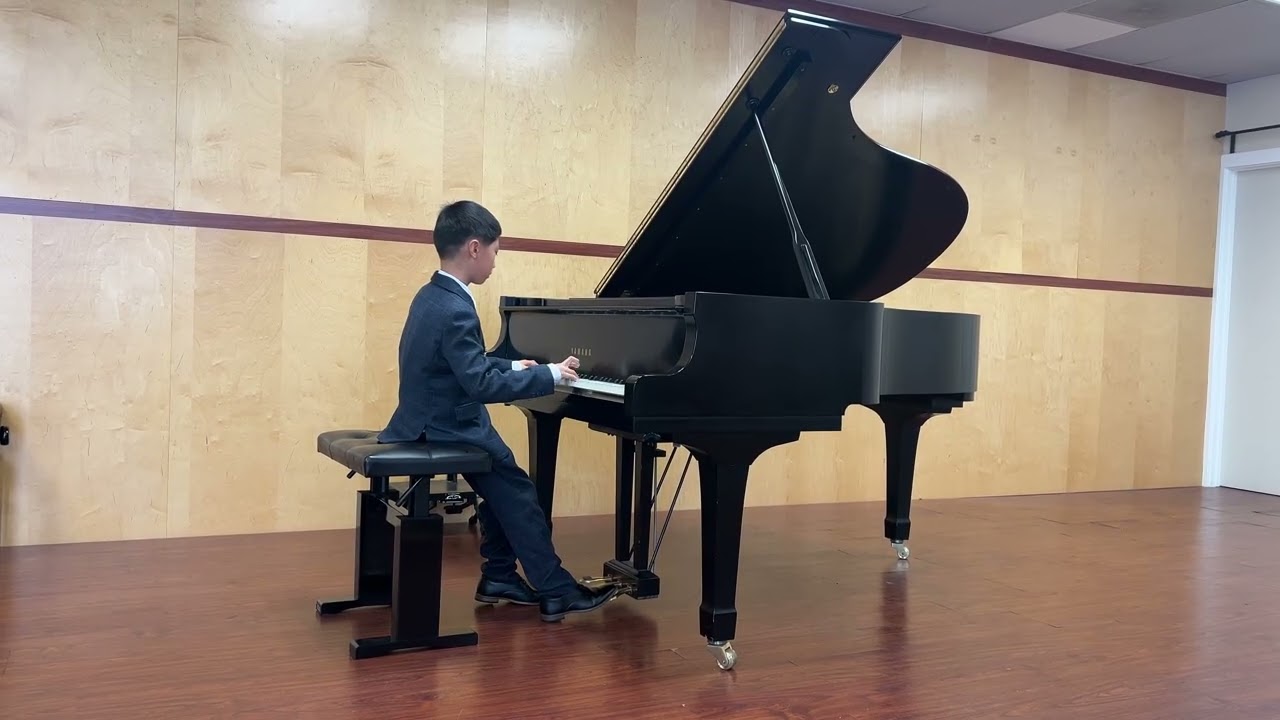 Rebikov Playing Soldiers & Clementi No. 1 Op. 36 Elton- 8 yrs old