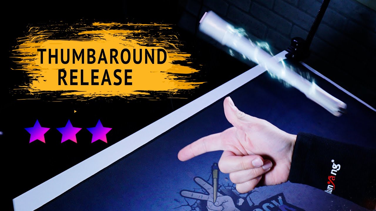 ThumbAround Release - Simple Aerial pen spinning trick
