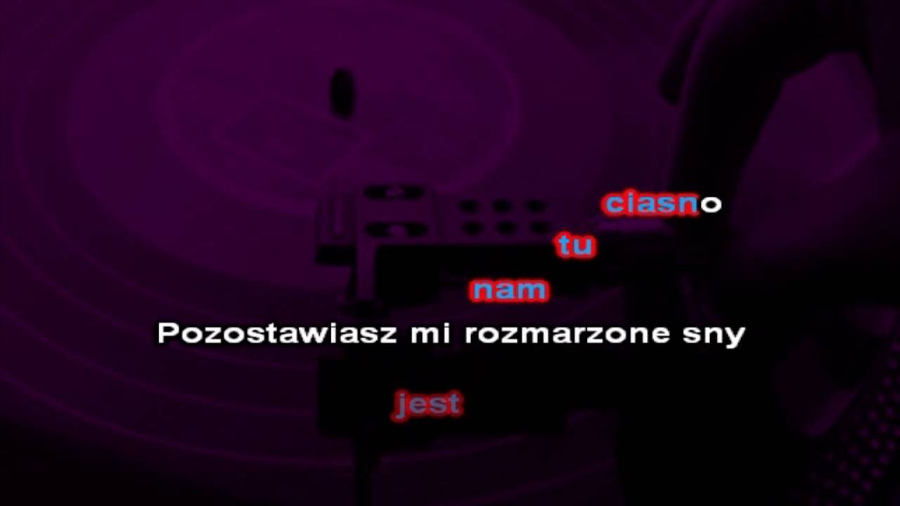 Karaoke MAGDA NIEWIŃSKA - Łączy nas noc