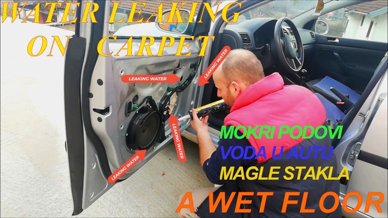 Leaking Water Volkswagen VW Golf Mk5 Carpet of Front Door | Leaking Through Speaker Seals WET FLOOR