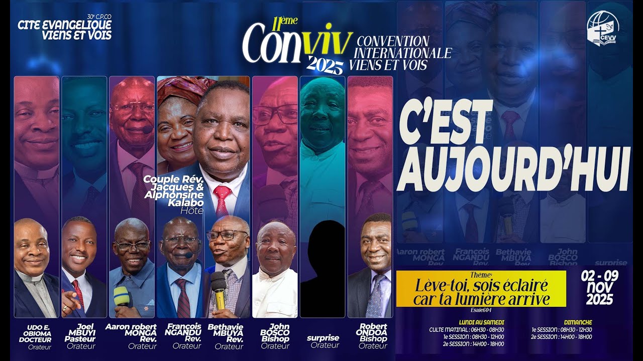 CONVIV 2025/ Les clés qui nous donnent accès au bouclier de la foi/ Révérend Béthavie