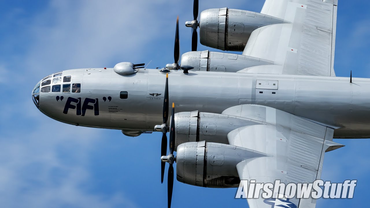 Warbird Flybys and Flight Ops - Thunder Over Michigan 2023