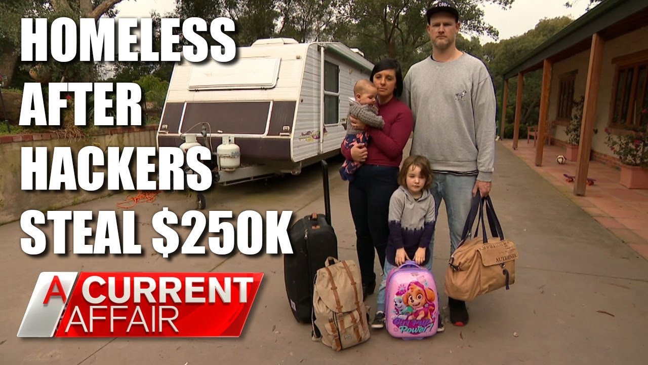 Celebrity chef homeless after hackers steal $250k | A Current Affair Australia