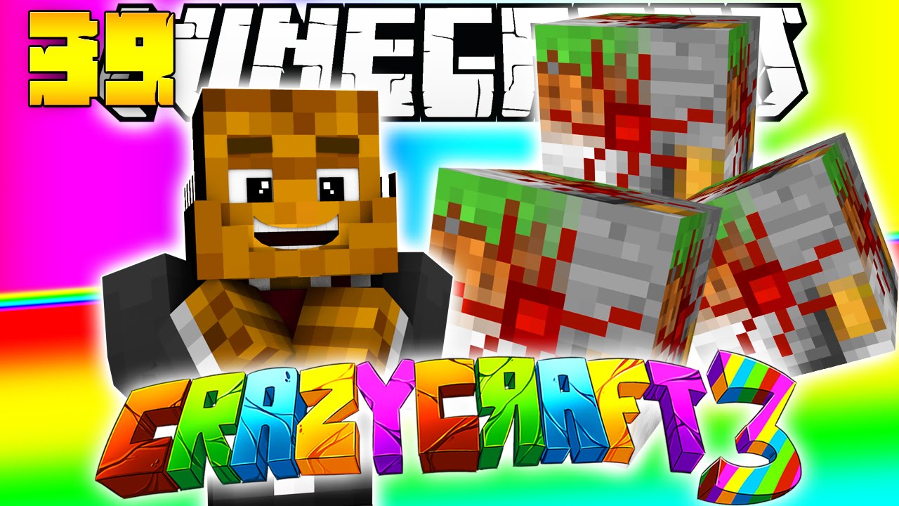 Minecraft CRAZY CRAFT 3.0 - CAMO BLOCKS AND SECRET ROOMS #39 | JeromeASF