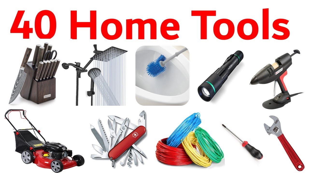 Tools Names for Kids | Tools vocabulary | Learn 40 Tools Names in English with Pictures