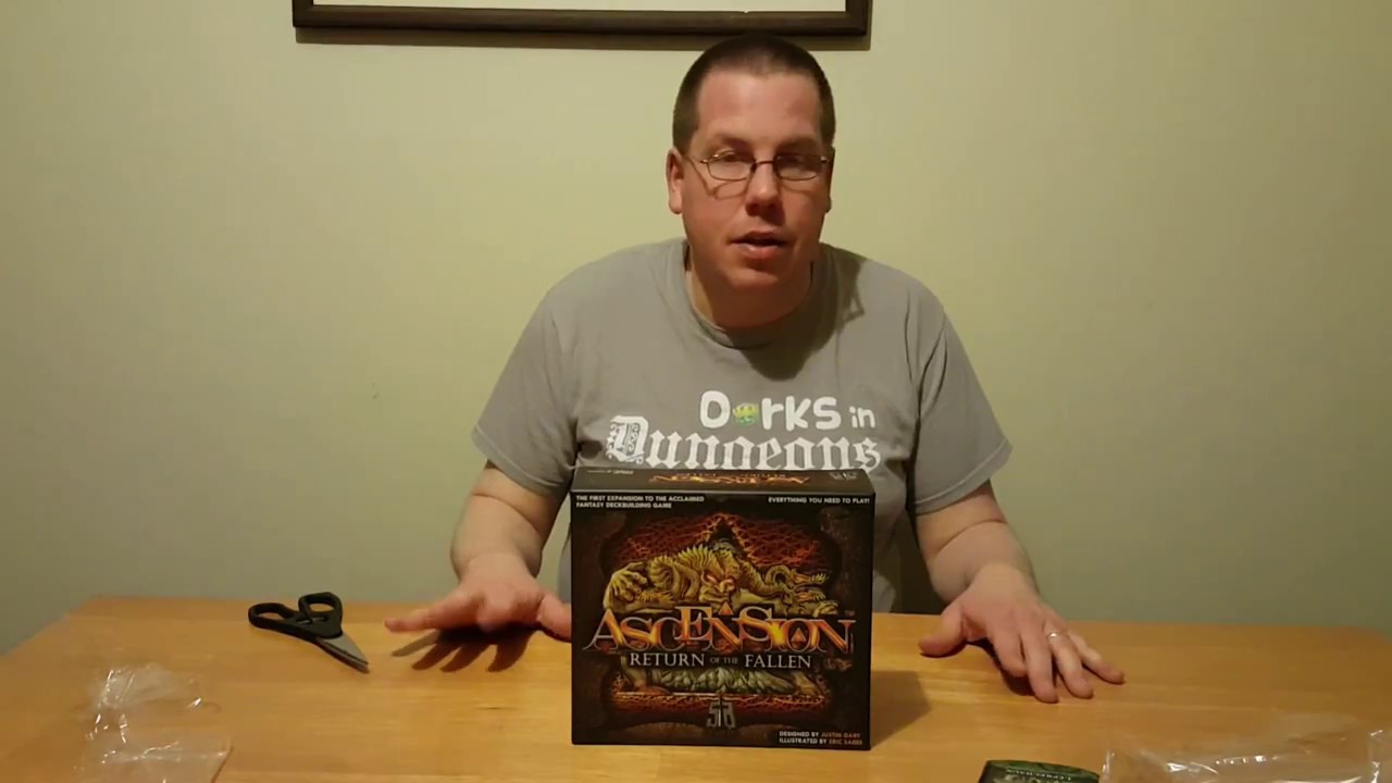 Cards and Boards Ascension Return of the Fallen Unboxing