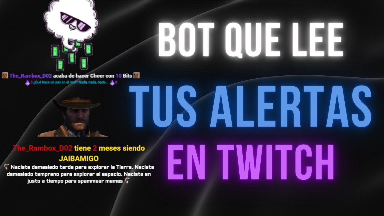 CONFIGURAR BOT PARA LEER TUS ALERTAS EN TWITCH EN MENOS DE 5 MINUTOS